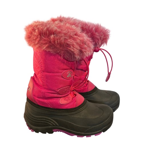Kamik kids pink faux fur - kids,
