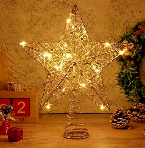 Christmas tree topper - christmas, silver