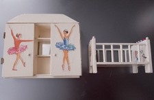 Dolls house vintage bedroom
