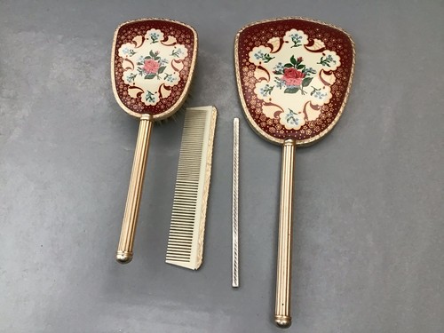 Vintage dressing table set - vintage,