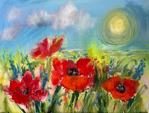 Original poppy flower - poppy,