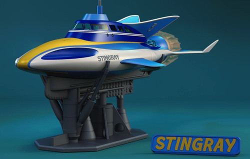 Gerry anderson stingray - anderson's, 3d