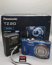 Boxed Panasonic Lumix TZ20  Digital camera/Accessories, Blue, Lovely Condition.