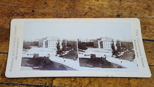 Antique stereoview educational - antique,