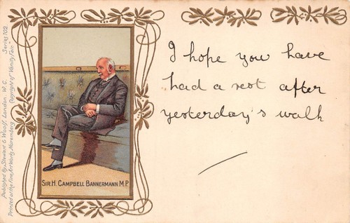 Postcard politics sir h - politics,