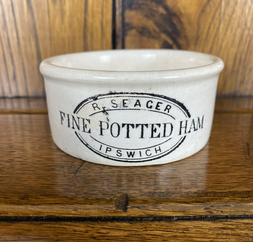 Vintage ceramic meat - ceramic, pot