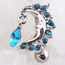 Dangly Crystal Gem Belly