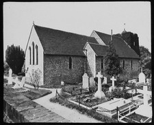 Glass Magic Lantern Slide ST