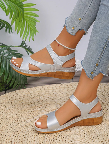 Womens mid wedge - wedge, sandals