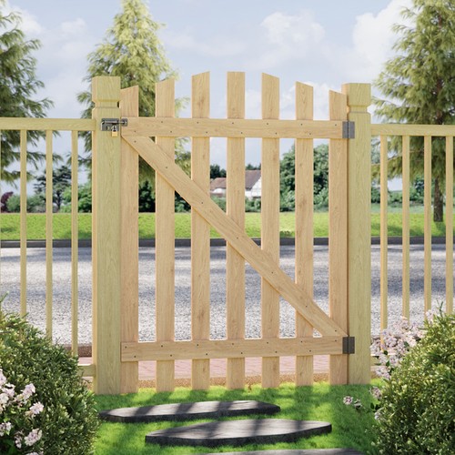 Garden wooden gate - wooden, pedestrian