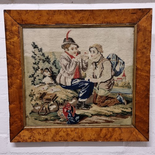 Antique 19thc woolwork - 19thc,