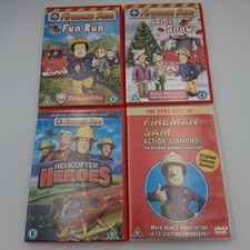 Fireman Sam DVD bundle 4 X