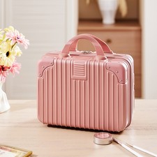 14 Inch Mini Hand Luggage Vanity Case Hard Cosmetic Makeup Case Travel Organizer