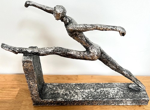 Modernist hurdler sculpture - modernist,