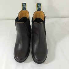 Moretta Child Riding Boots Size 11 Junior Brown Leather Ankle Boots ActiveFlex