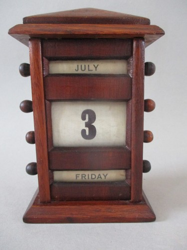 Antique perpetual desk - antique,