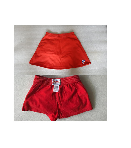 Toddler girl red skirt - red, by