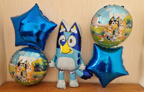 Bluey and bingo 5pcs foil - bluey,