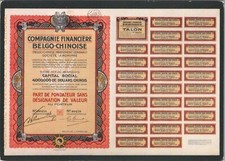 Finance Postcard - Chinese Bonds & Stock Certificates, Unused  RR22299