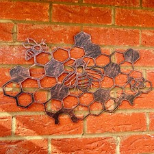 Queen Bee Wall Art Copper