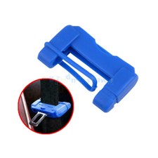 Blue Silicone Seat Belt Buckle