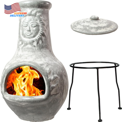 Medium chiminea outdoor - chiminea,