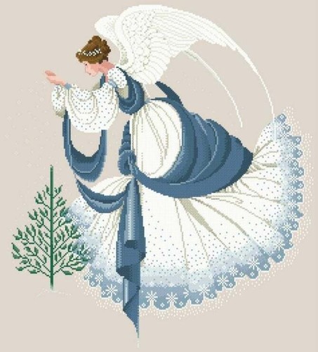 Lavender and lace ice angel - and,