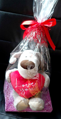 Gift wrapped boofle plush soft - gift,