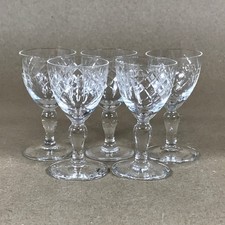 Set of 5 Vintage Cut Crystal