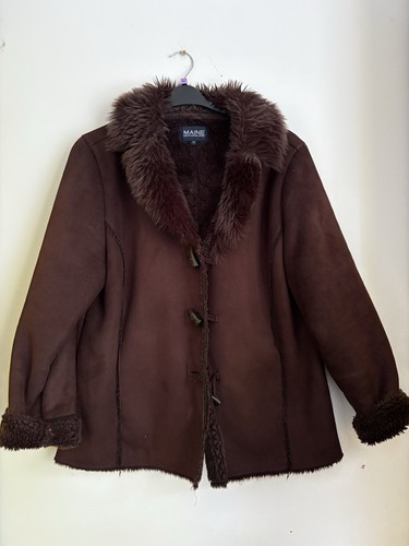 Debenhams maine brown faux - debenhams,