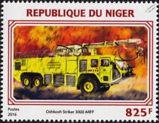OSHKOSH STRIKER 3000 Airport ARFF Fire Engine Truck Firefighting Stamp #425