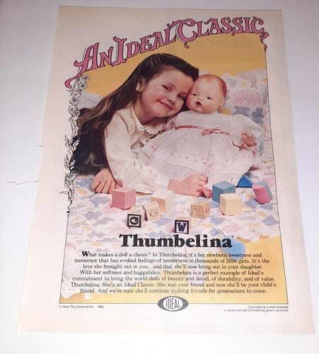 1982 ideal thumbelina doll - ideal,
