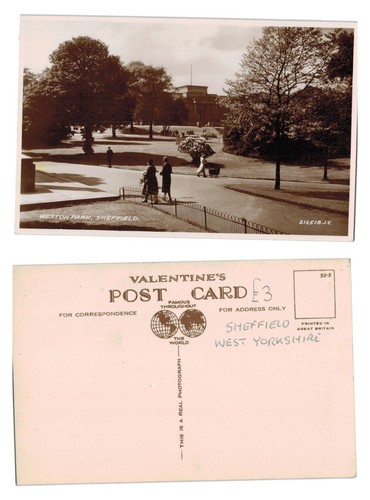 Vintage postcard weston - postcard,