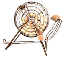 Metal Bingo Cage Tumbler