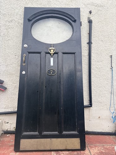Black 1930 door - black, 1930's