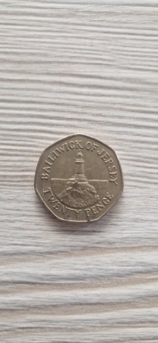 Rare 20p balliwick jersey - jersey, 20