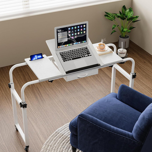 Adjustable overbed table - overbed,