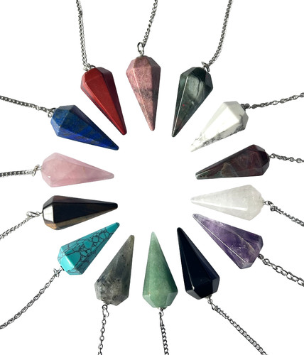 Natural gemstone quartz point - gemstone,