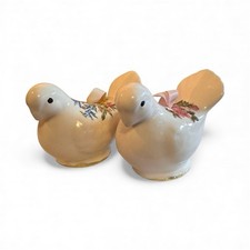 VTG  2 Ceramic Pomander Birds