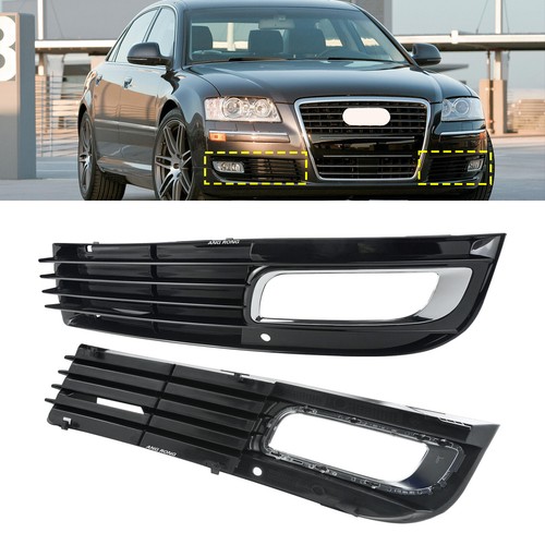 Gloss black front bumper - black,