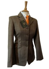 SMART  LADIES TAGG BURGHLEY BROWN TWEED JACKET SIZE 8 (32)