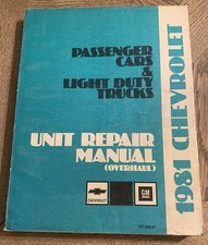 1981 Chevrolet Passenger Cars