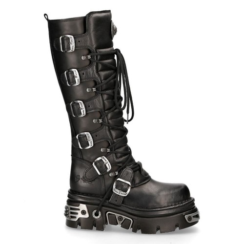New rock 272 - metallic, black
