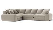 LOAF Wodge Modular sofa in Soothing Grey Vimtage Velvet (1603)