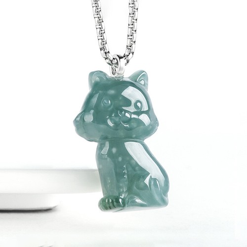 Blue myanmar jadeite - jadeite, cat