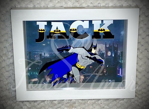 Personalised batman money box - personalised,
