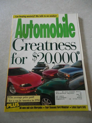Automobile magazine august - magazine,,