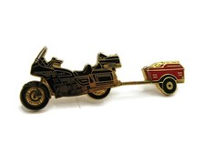 Honda Motorcycle Trailer Pin Excellent Design Vintage