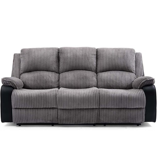 Grey recliner sofa jumbo - sofa, cord