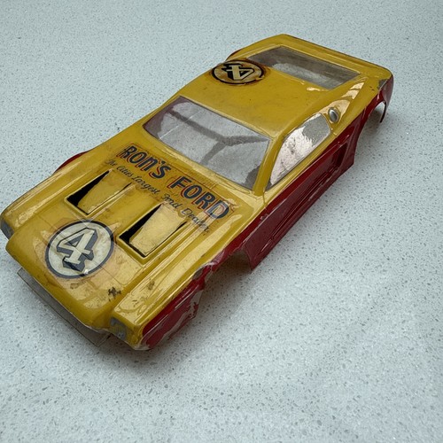 Vintage 1960s painted slot - painted, car